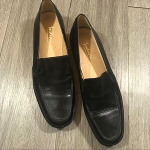 Sudini Black Leather Loafers size 9M